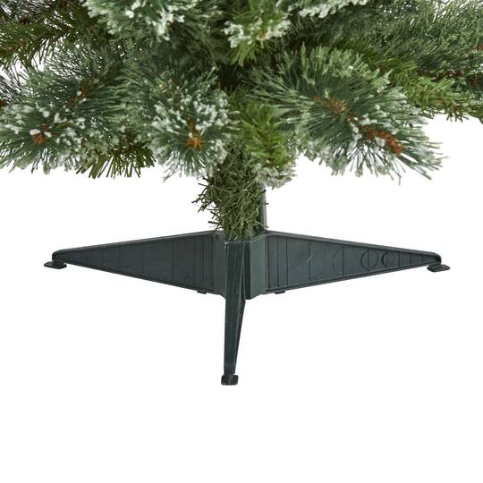 Nearly Natural 3ft. Unlit Wisconsin Slim Snow Tip Pine Artificial Christmas Tree